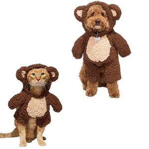 Brown Teddy Bear Illusion Pet Costume